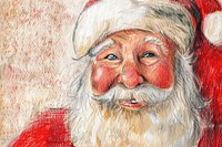 Santa claus drawing backgrounds painting.