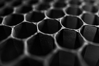 Honeycomb black monochrome honeycomb.
