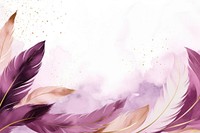 Feathers watercolor background purple backgrounds pattern.
