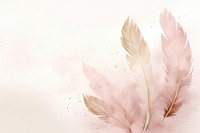 Feathers watercolor background backgrounds plant leaf.