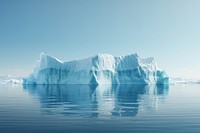 Iceberg border landscape outdoors nature.