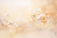 Beige wedding floral backgrounds painting fragility.