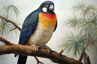 Parrot pattern painting animal bird.