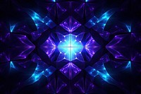 Blue geometrical pattern purple light.