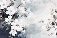 Abstract white spring flowers backgrounds abstract blossom.