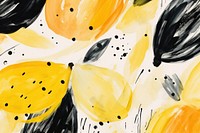 Abstract white tropical fruits backgrounds abstract painting.