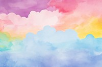 Rainbow and clouds backgrounds abstract textured.
