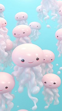 Jellyfish cartoon animal toy.