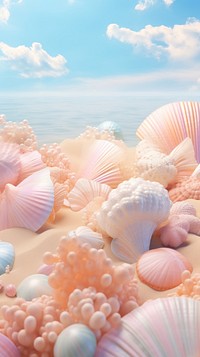 Sea shell sea seashell outdoors.