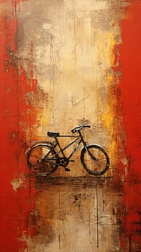 Bicycle art architecture painting.