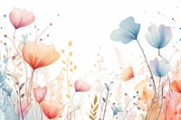 Flower watercolor flower nature backgrounds.