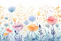 Flower watercolor flower nature backgrounds.