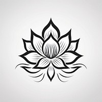 Lotus logo pattern white.