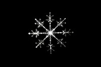 Snowflake night black black background.