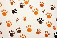 Paw print backgrounds footprint pattern.