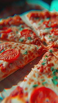Pizza food red pepperoni.