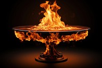 Table fire fireplace bonfire.