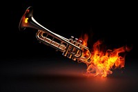 Trumpet fire flame horn.