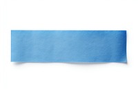 Blue paper adhesive strip white background accessories simplicity.