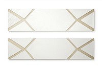 Geometric adhesive strip backgrounds white paper.