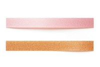 Glitter adhesive strip white background rectangle letterbox.