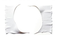 Fabric adhesive strip white white background simplicity.
