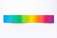 Rainbow adhesive strip white background accessories creativity.