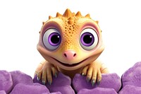 Cartoon animal reptile lizard.