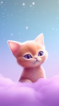 Cute Abyssinian dreamy wallpaper animal cartoon mammal.