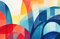 Geometric city backgrounds abstract painting.