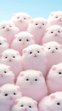 Fluffy pastel hamster mammal backgrounds abundance.