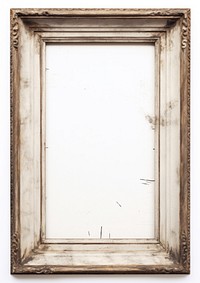 Vintage grunge texture frame backgrounds rectangle white background.