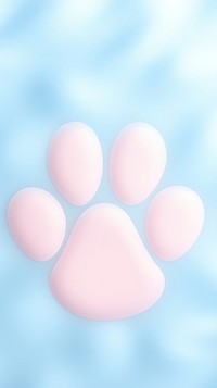 Fluffy pastel dog paw print petal backgrounds carnivora.