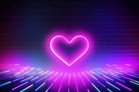 Retrowave hearts backgrounds abstract light.