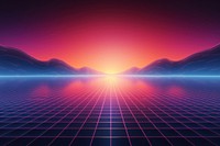Retrowave sunset backgrounds abstract nature.