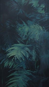 Fluorescent color layout made of tropical leaves painting backgrounds nature.