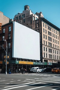 Giant billboard building vehicle symbol.