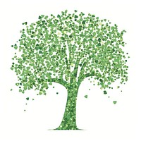Green fruit tree icon backgrounds plant leaf.