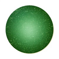 Green circle shape white background.