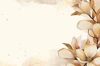 Magnolia frame watercolor background backgrounds painting pattern.