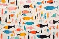 Fishes fish art pattern.