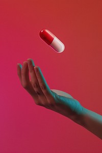 Photo of medicine pill medication capsule.