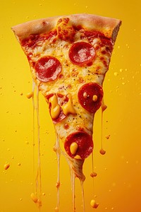 Photo of pizza food pepperoni freshness.