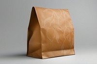 Brown snack pouch paper bag