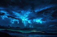 Bioluminescence Sky background sky outdoors nature.