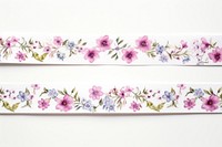 Washi tape adhesive strip pattern flower porcelain.