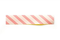 Washi tape adhesive strip pattern white background confectionery.
