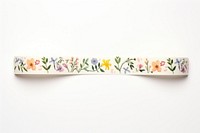 Washi tape adhesive strip pattern flower art.