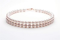 String of pearl necklace bracelet jewelry white.