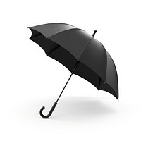 Black umbrella white background protection monochrome.